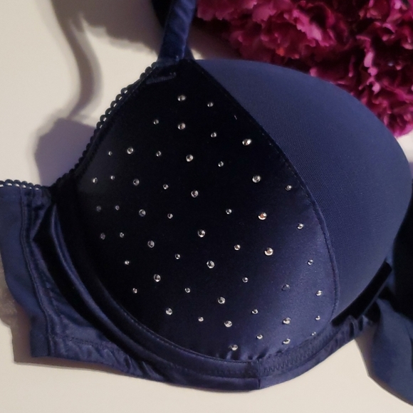 Navy Padded Bra by Aerie - 34C - Picture 3 of 11